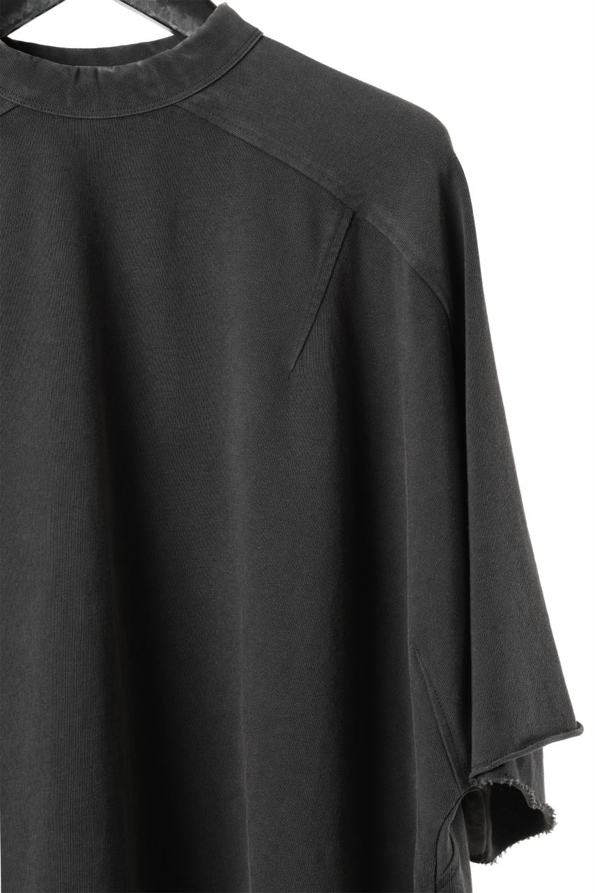 entire studios HEAVY DART SHORT SLEEVE TEE (WASHED BLACK) - Image 4