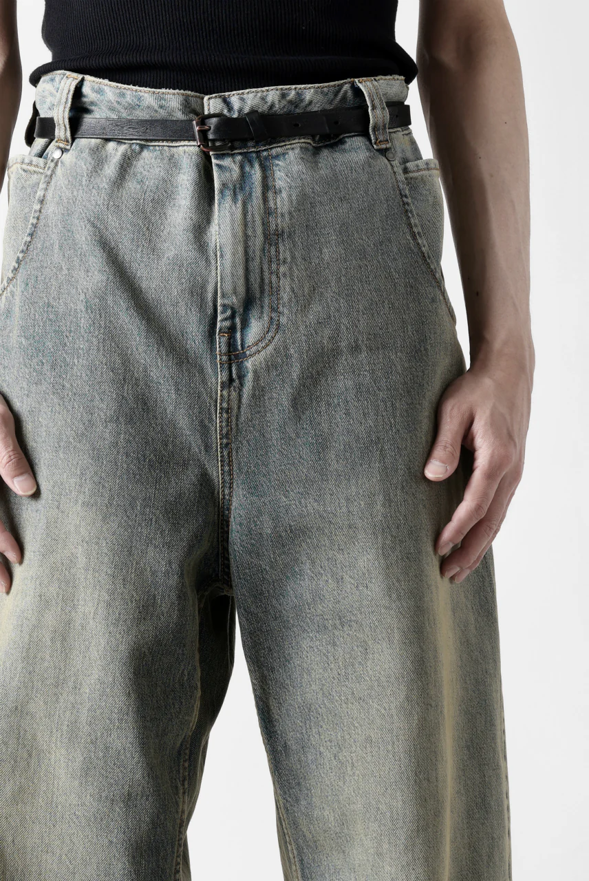 entire studios HEAVY DENIM CARGO TROUSERS (SURFACE WAVE) - Image 45