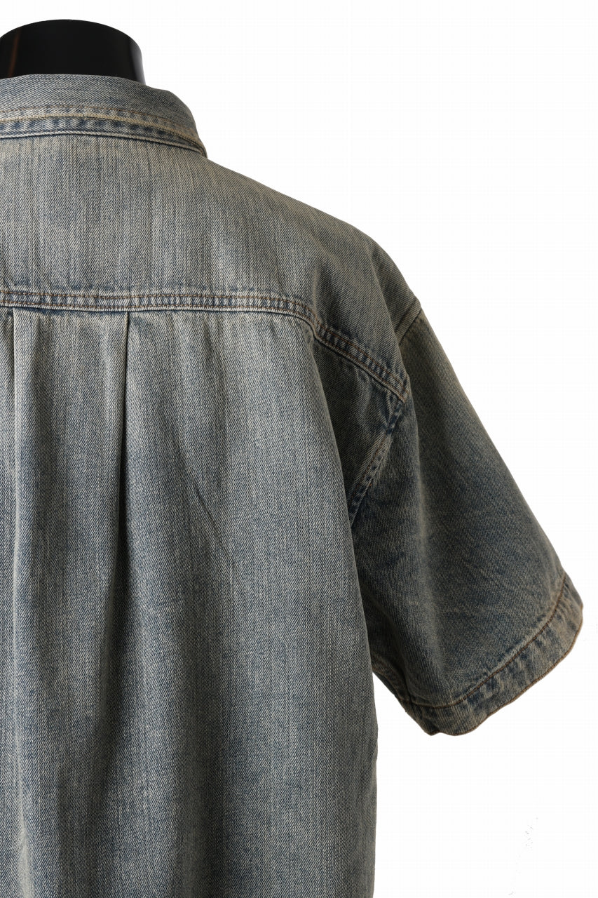 entire studios HEAVY DENIM SHIRT (SURFACE WAVE) - Image 11