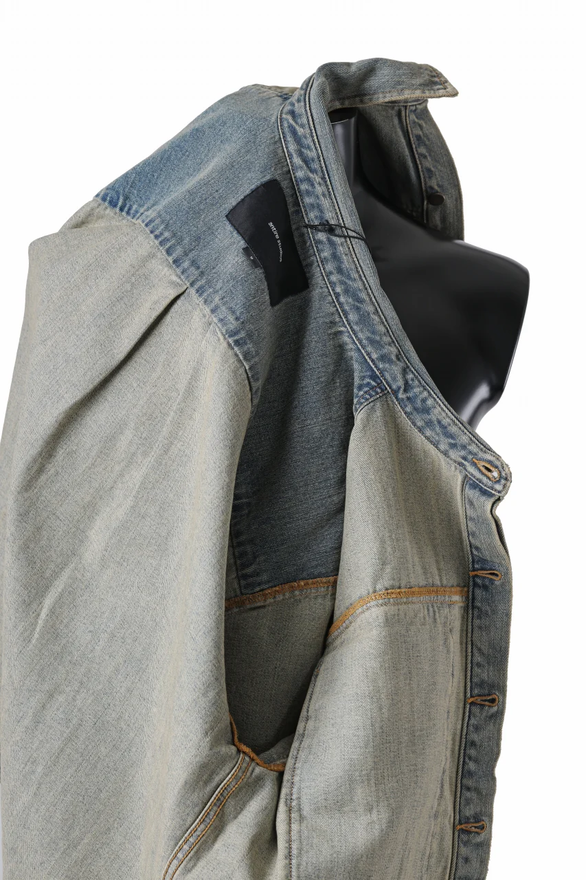 entire studios HEAVY DENIM SHIRT (SURFACE WAVE) - Image 13