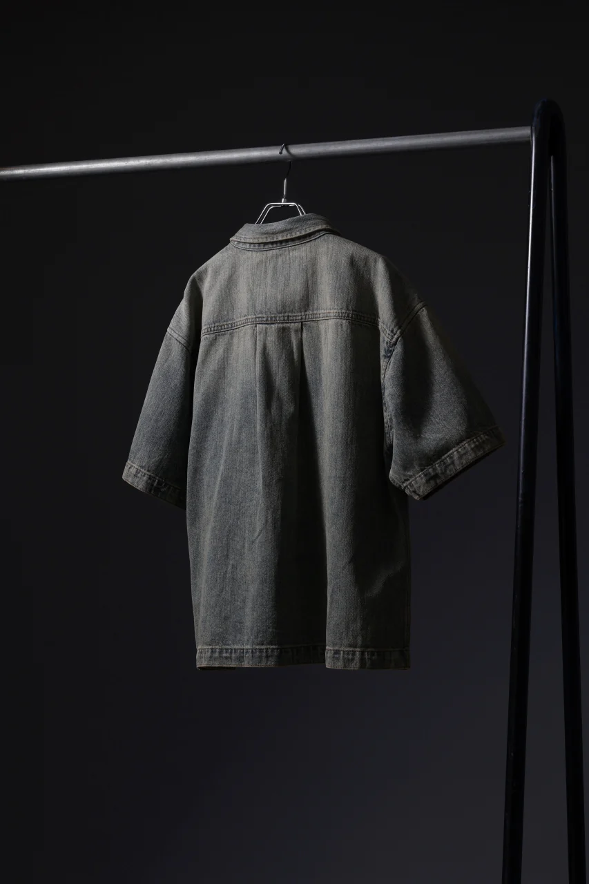 entire studios HEAVY DENIM SHIRT (SURFACE WAVE) - Image 18