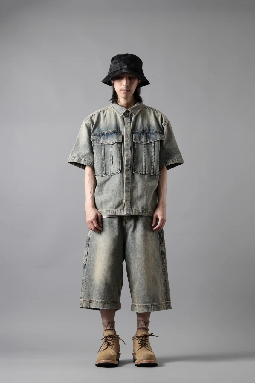 entire studios HEAVY DENIM SHIRT (SURFACE WAVE) - Image 22