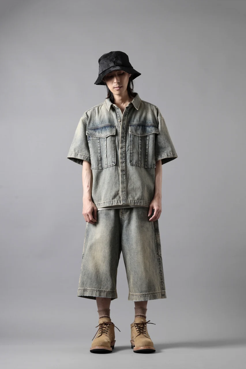 entire studios HEAVY DENIM SHIRT (SURFACE WAVE) - Image 27