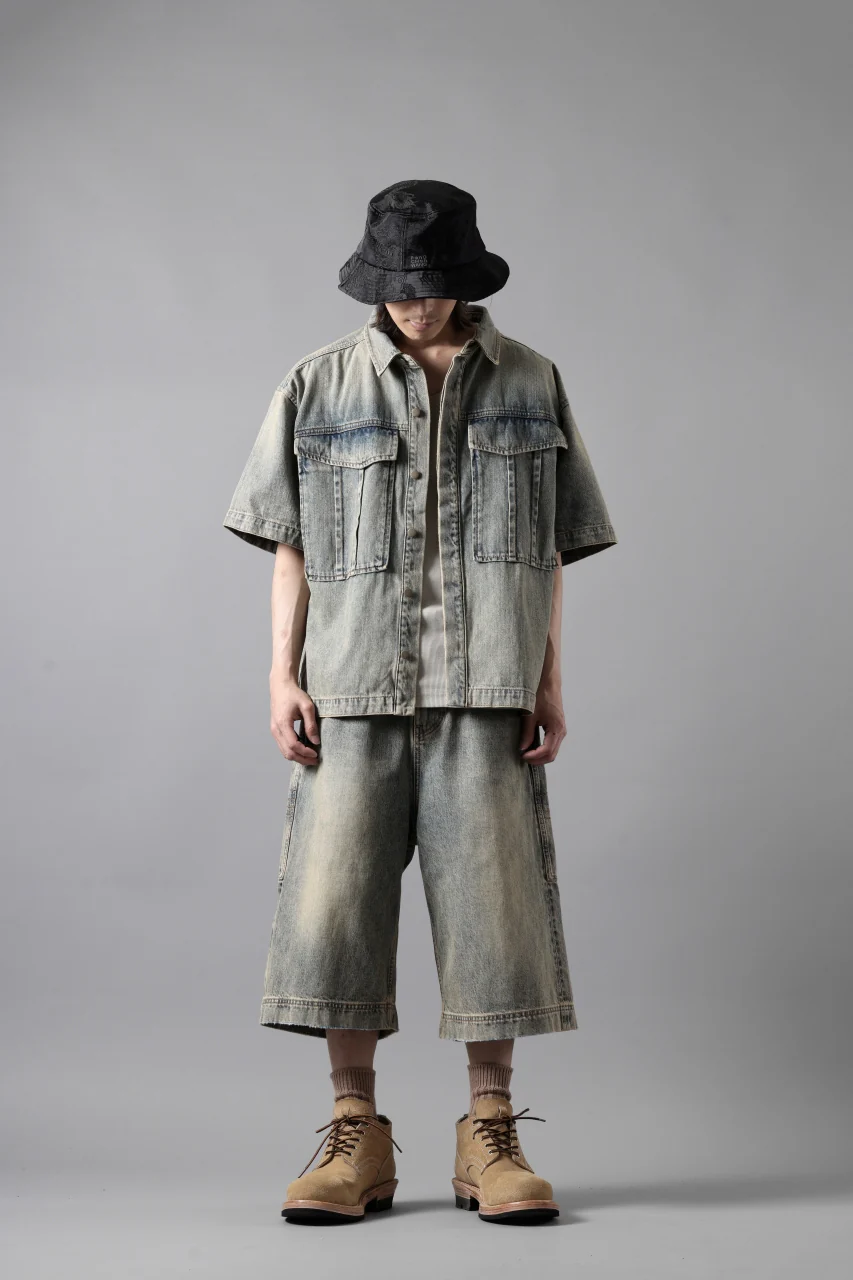 entire studios HEAVY DENIM SHIRT (SURFACE WAVE) - Image 31