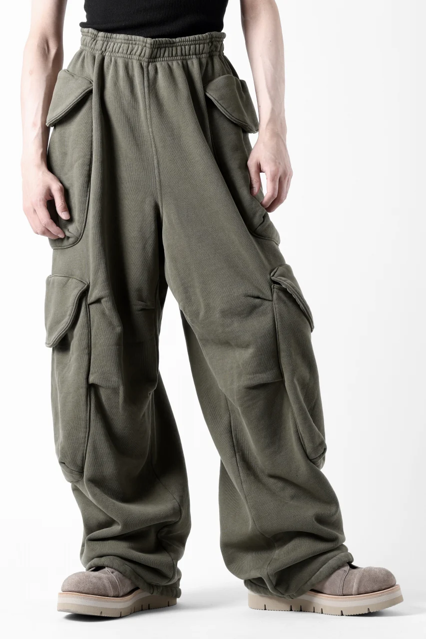 entire studios HEAVY GOCAR SWEAT PANTS (MILITARY) - Image 3