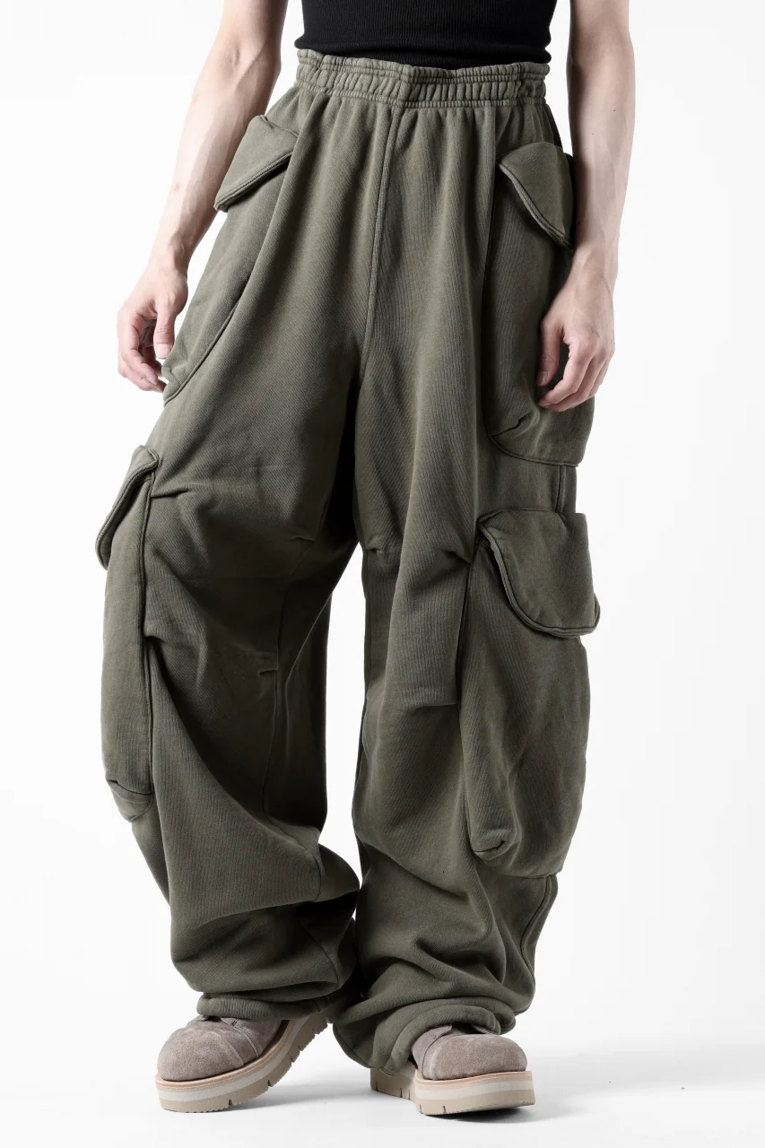 entire studios HEAVY GOCAR SWEAT PANTS (MILITARY) - Image 6