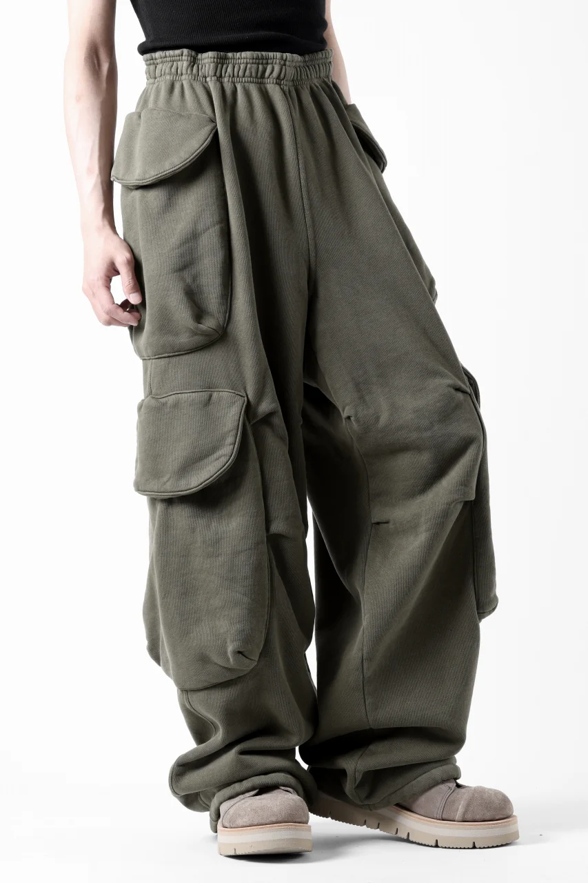 entire studios HEAVY GOCAR SWEAT PANTS (MILITARY) - Image 8