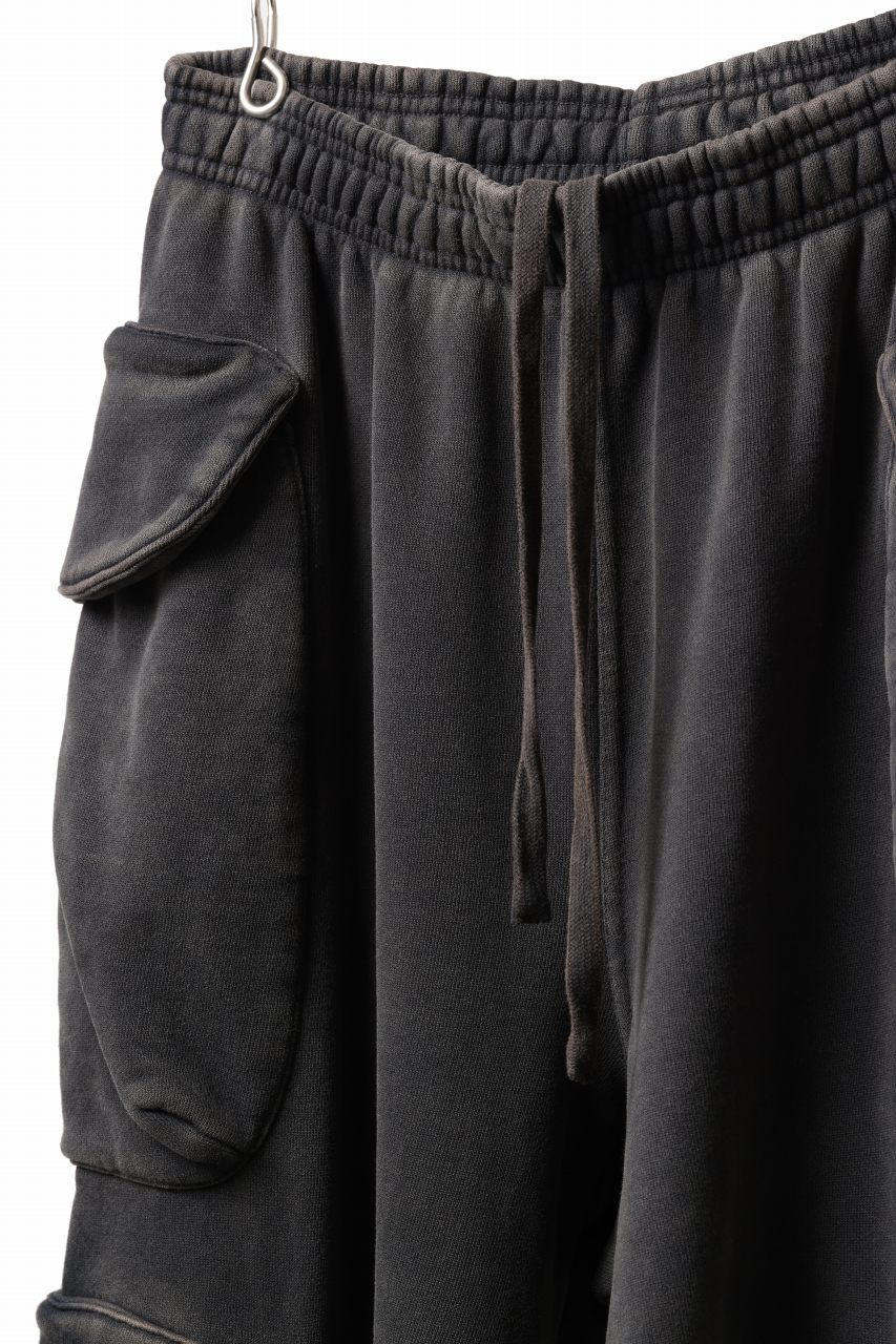 entire studios HEAVY GOCAR SWEAT PANTS (WASHED BLACK) - Image 10