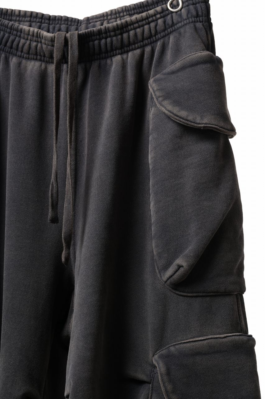 entire studios HEAVY GOCAR SWEAT PANTS (WASHED BLACK) - Image 11
