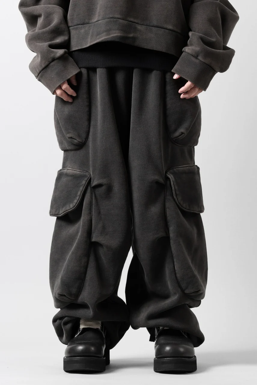 entire studios HEAVY GOCAR SWEAT PANTS (WASHED BLACK) - Image 14