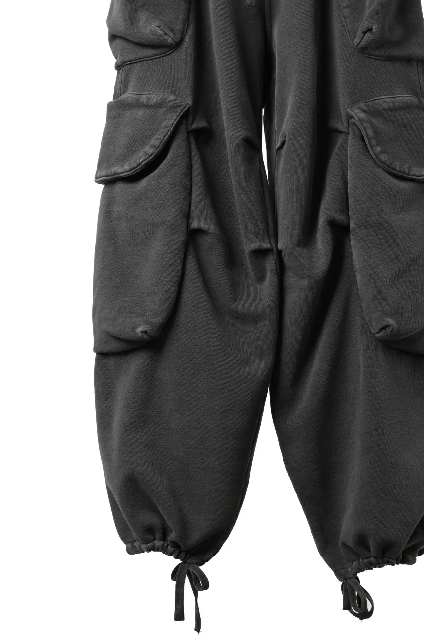 entire studios HEAVY GOCAR SWEAT PANTS (WASHED BLACK) - Image 13