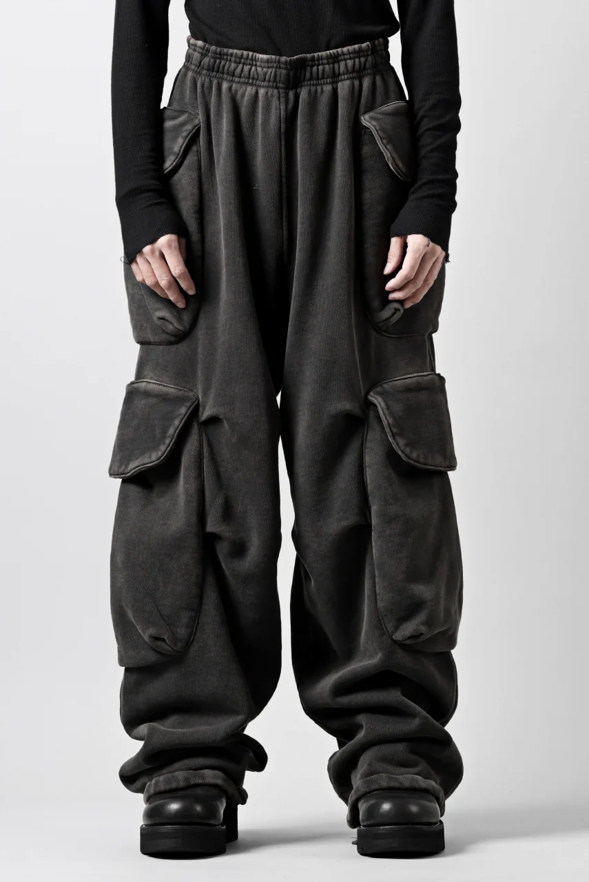 entire studios HEAVY GOCAR SWEAT PANTS (WASHED BLACK) - Image 14