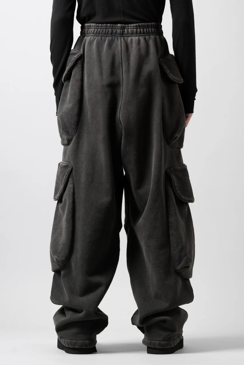 entire studios HEAVY GOCAR SWEAT PANTS (WASHED BLACK) - Image 16