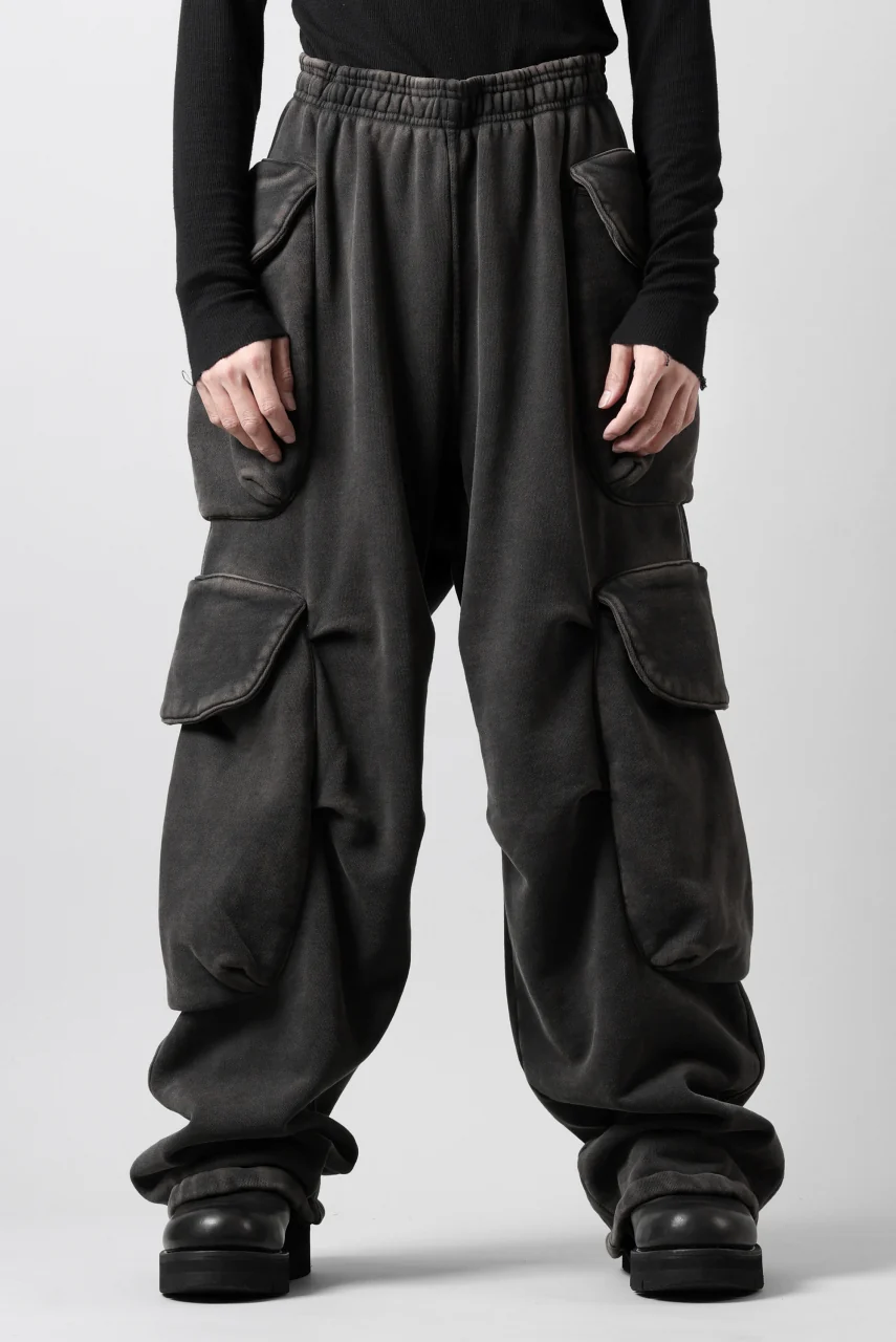 entire studios HEAVY GOCAR SWEAT PANTS (WASHED BLACK) - Image 18