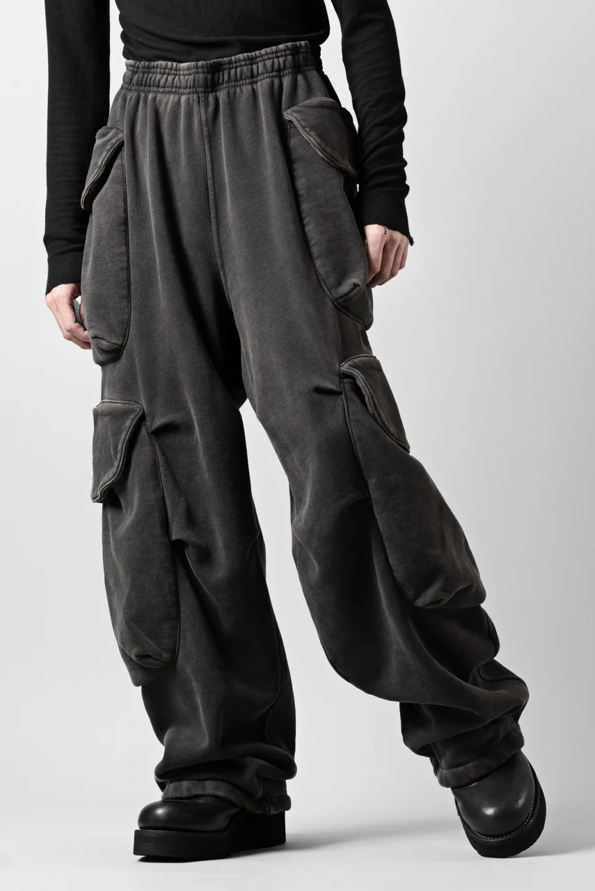 entire studios HEAVY GOCAR SWEAT PANTS (WASHED BLACK) - Image 21