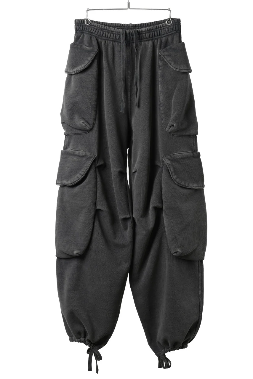entire studios HEAVY GOCAR SWEAT PANTS (WASHED BLACK) - Image 4