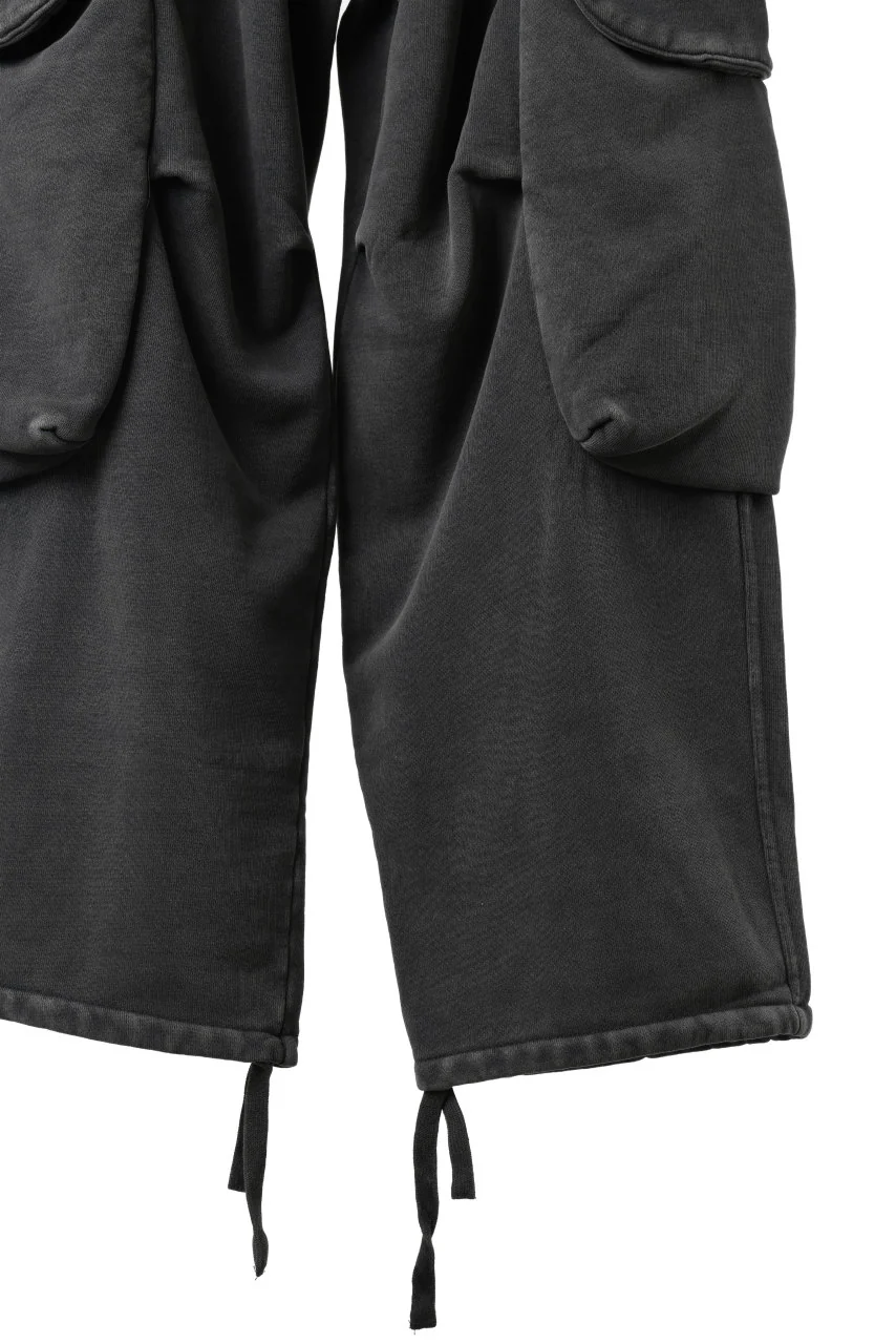 entire studios HEAVY GOCAR SWEAT PANTS (WASHED BLACK) - Image 7