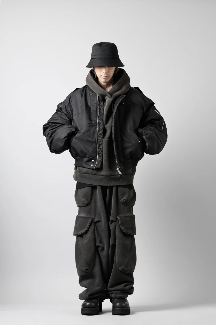 entire studios HEAVY GOCAR SWEAT PANTS (WASHED BLACK) - Image 21
