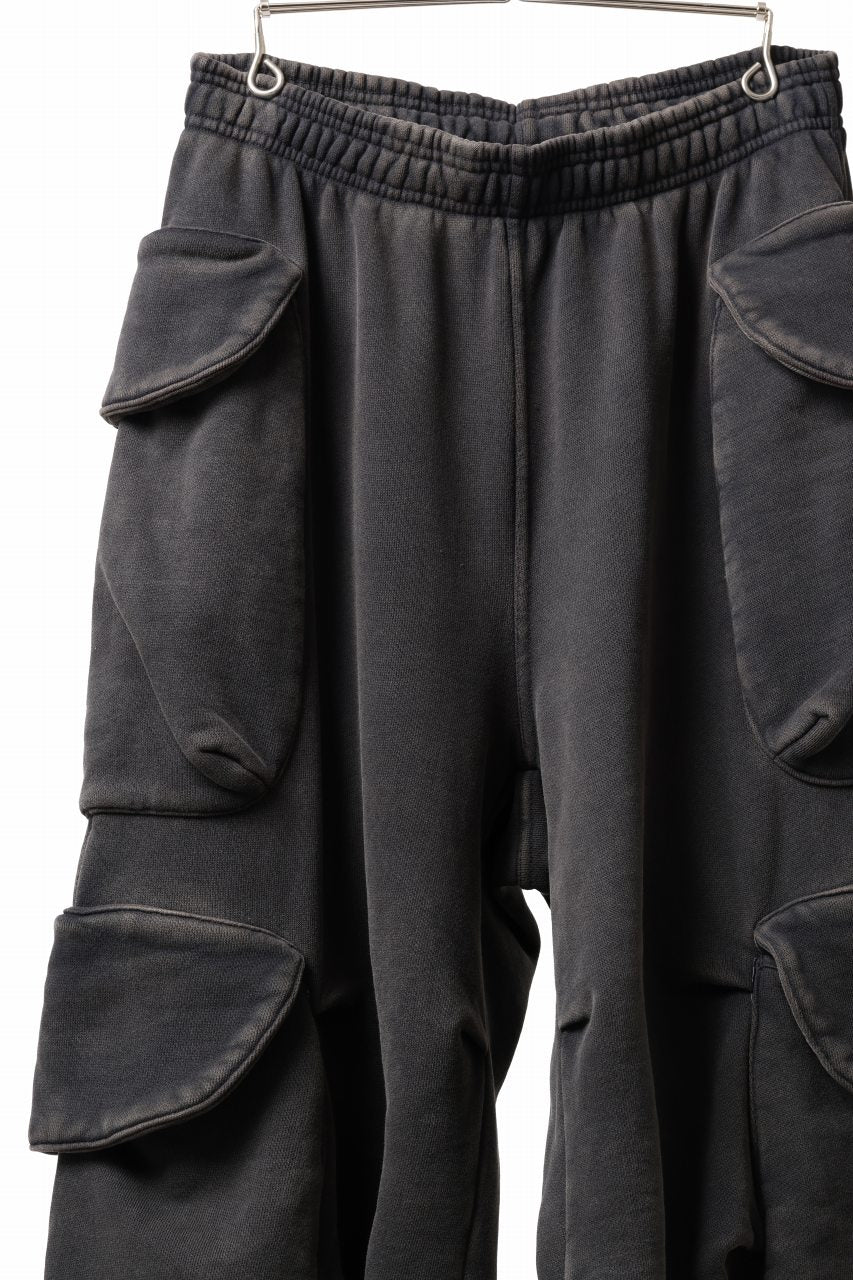 entire studios HEAVY GOCAR SWEAT PANTS (WASHED BLACK) - Image 5