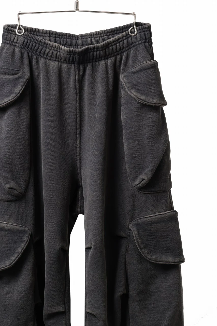entire studios HEAVY GOCAR SWEAT PANTS (WASHED BLACK) - Image 6