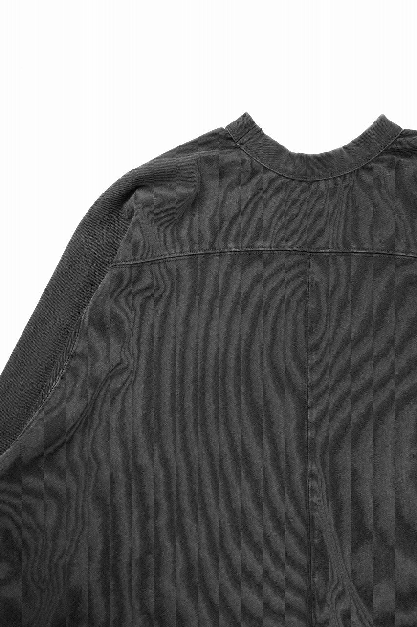 entire studios HEAVY HALF SLEEVE TEE (WASHED BLACK) - Image 10