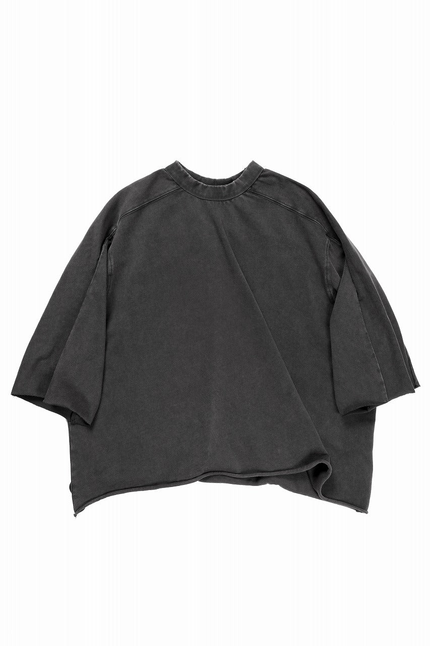 entire studios HEAVY HALF SLEEVE TEE (WASHED BLACK) - Image 2