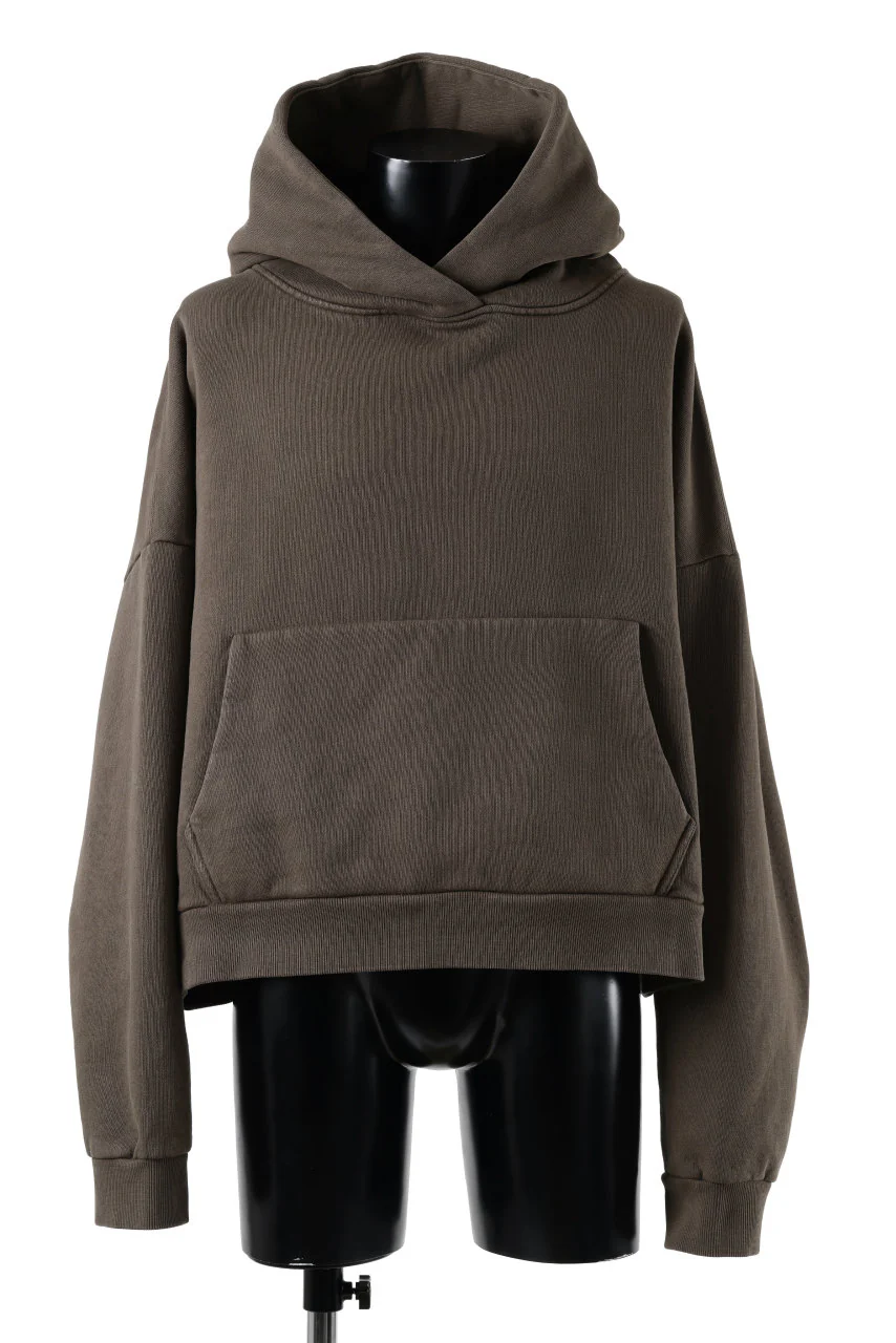 entire studios HEAVY HOOD SWEAT PULLOVER (BRUNETTE)
