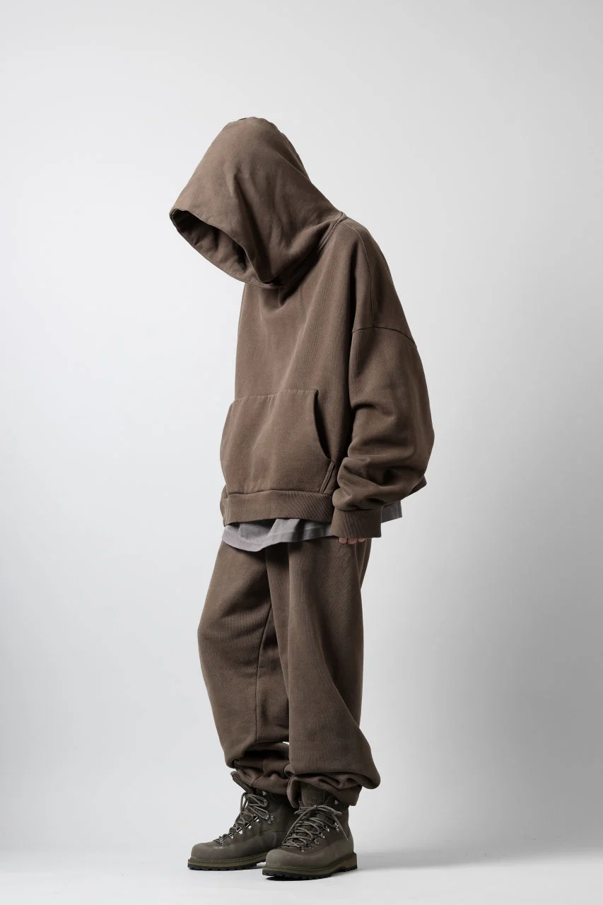 entire studios HEAVY HOOD SWEAT PULLOVER (BRUNETTE) - Image 11