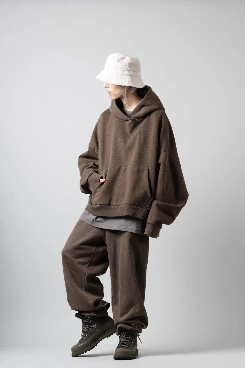 entire studios HEAVY HOOD SWEAT PULLOVER (BRUNETTE) - Image 12