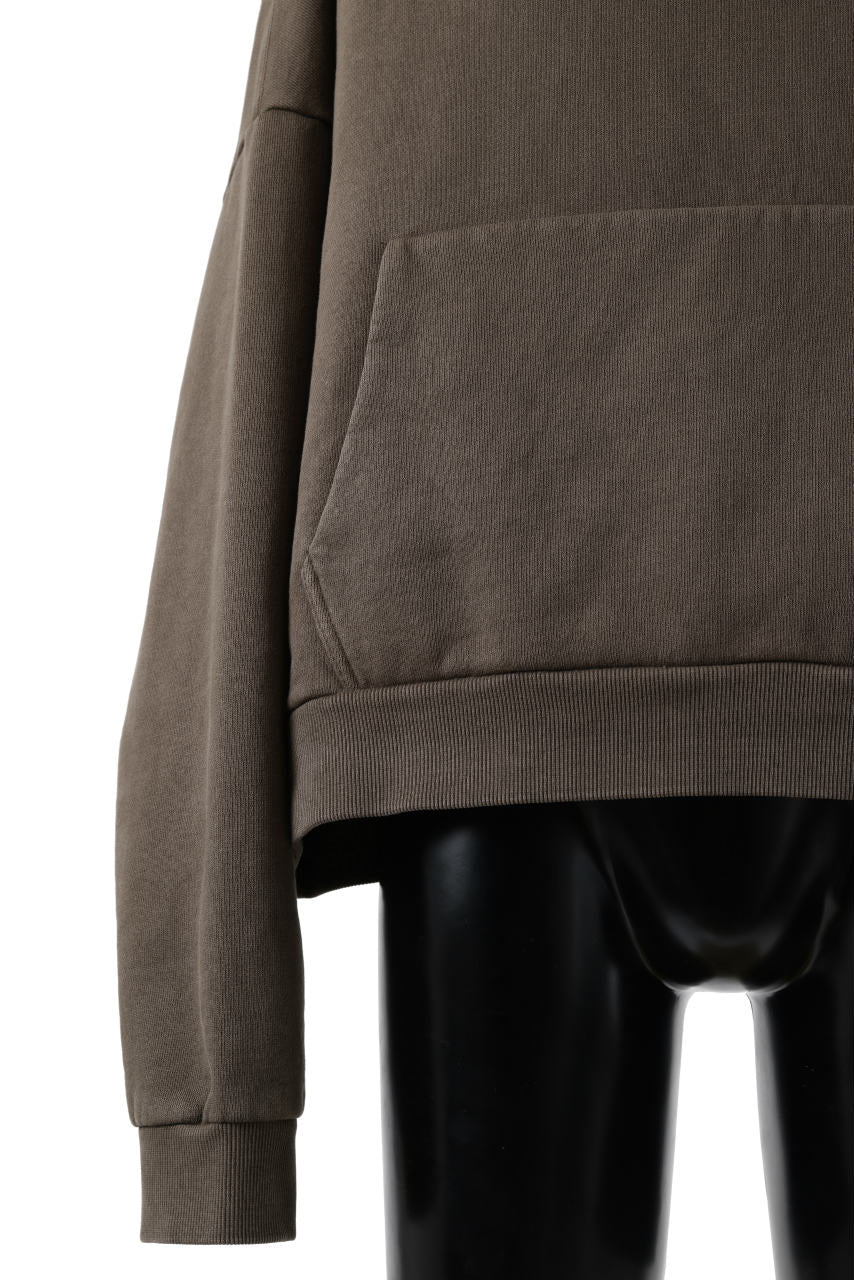 entire studios HEAVY HOOD SWEAT PULLOVER (BRUNETTE) - Image 6