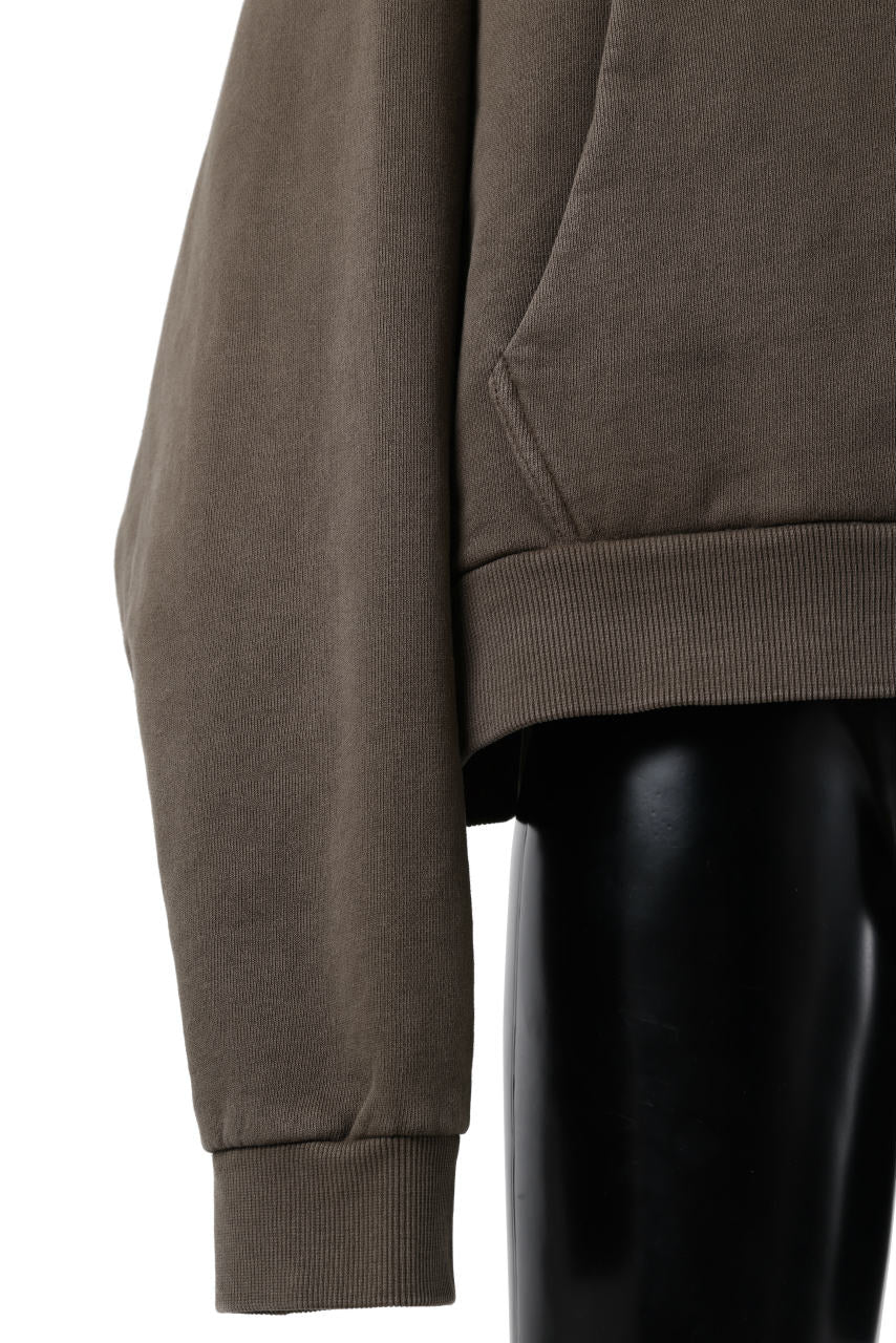 entire studios HEAVY HOOD SWEAT PULLOVER (BRUNETTE) - Image 7