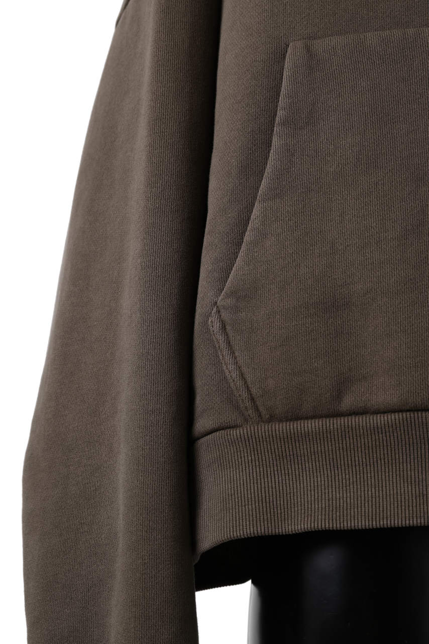entire studios HEAVY HOOD SWEAT PULLOVER (BRUNETTE) - Image 8
