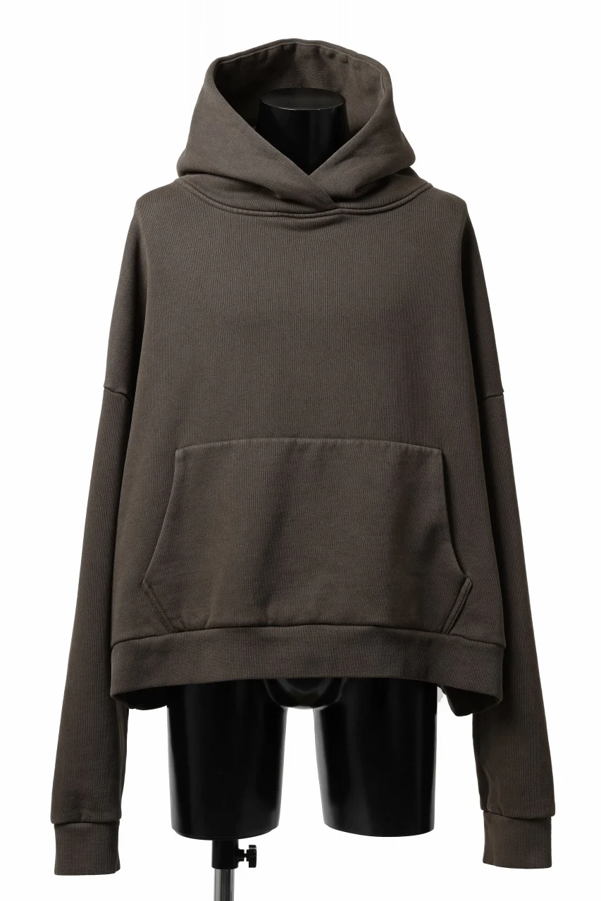 entire studios HEAVY HOOD SWEAT PULLOVER (BRUNETTE)