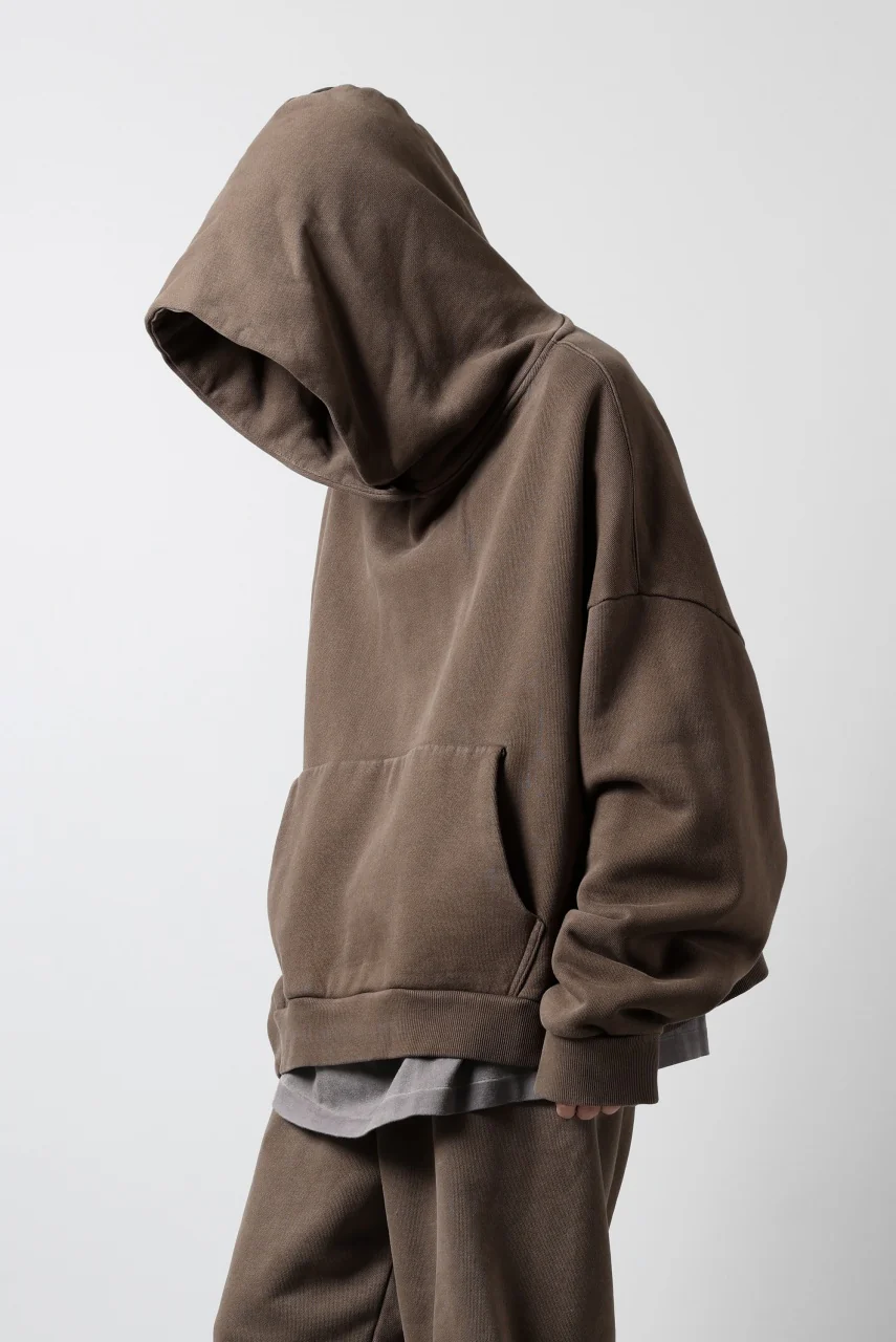 entire studios HEAVY HOOD SWEAT PULLOVER (BRUNETTE) - Image 10