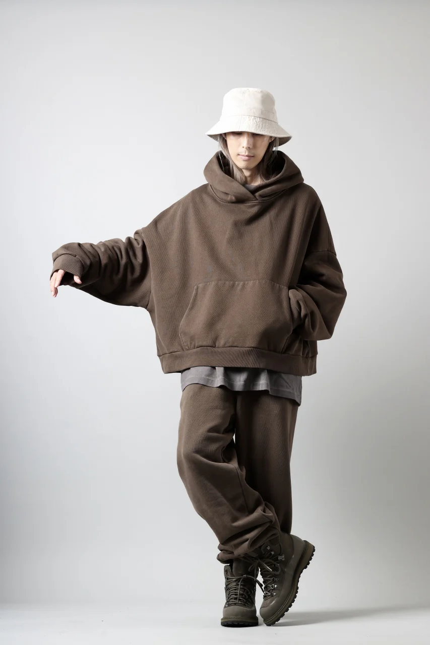 entire studios HEAVY HOOD SWEAT PULLOVER (BRUNETTE) - Image 15