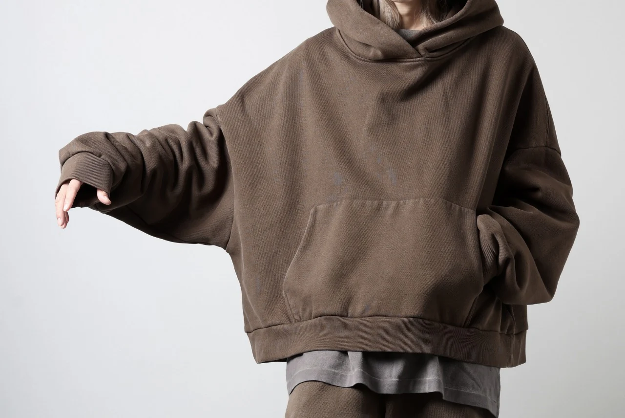 entire studios HEAVY HOOD SWEAT PULLOVER (BRUNETTE) - Image 16