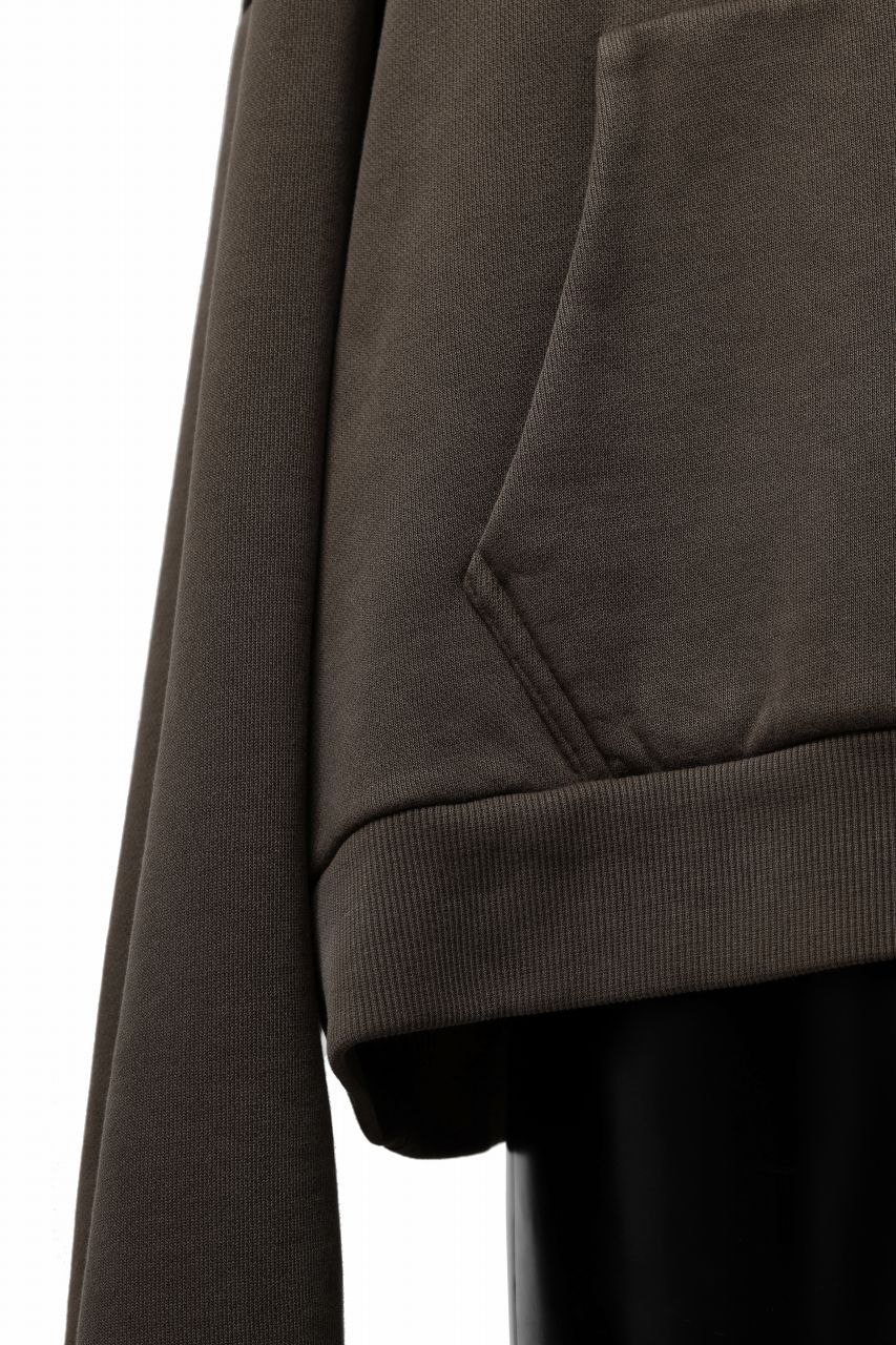 entire studios HEAVY HOOD SWEAT PULLOVER (BRUNETTE) - Image 7