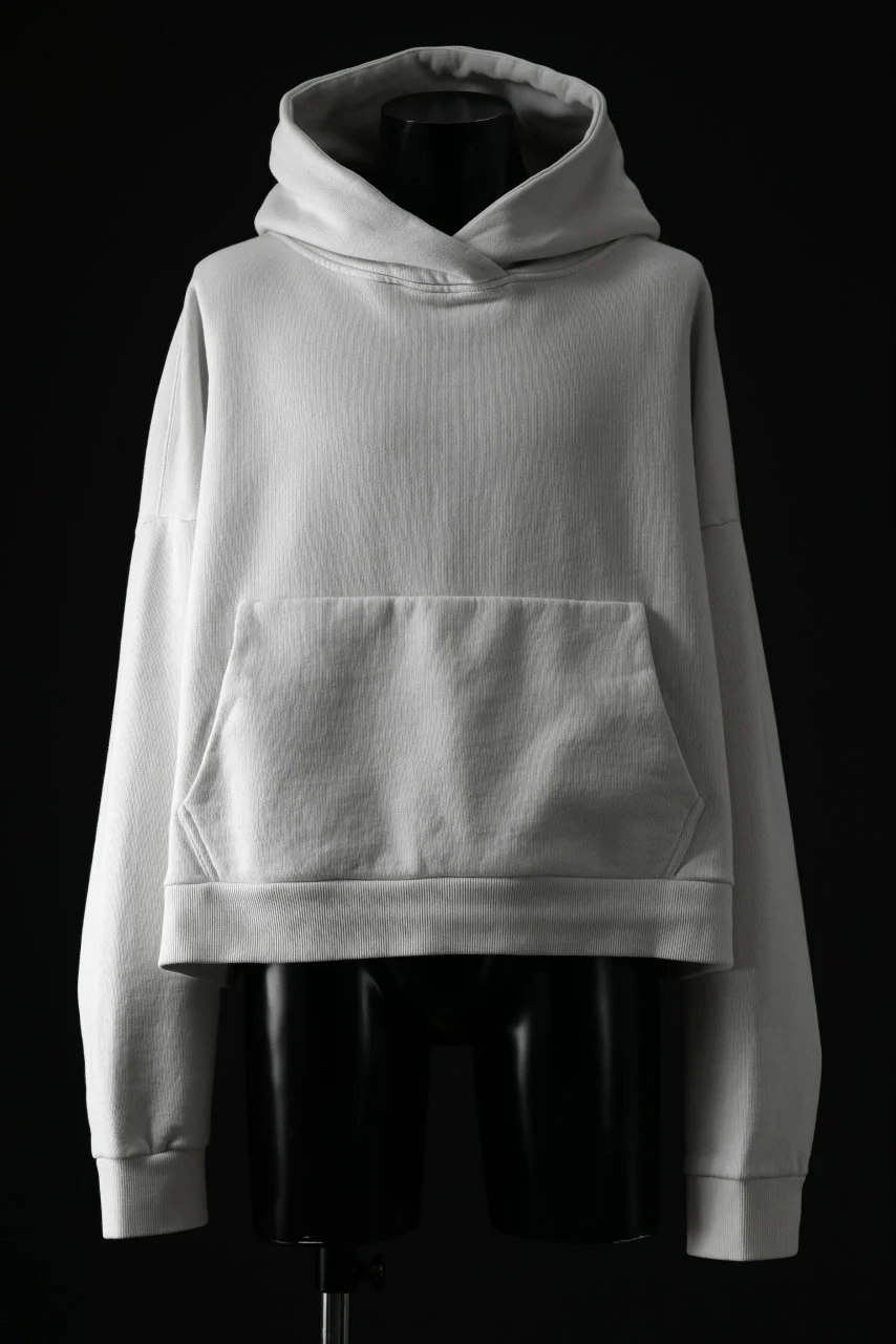entire studios HEAVY HOOD SWEAT PULLOVER (RICE)