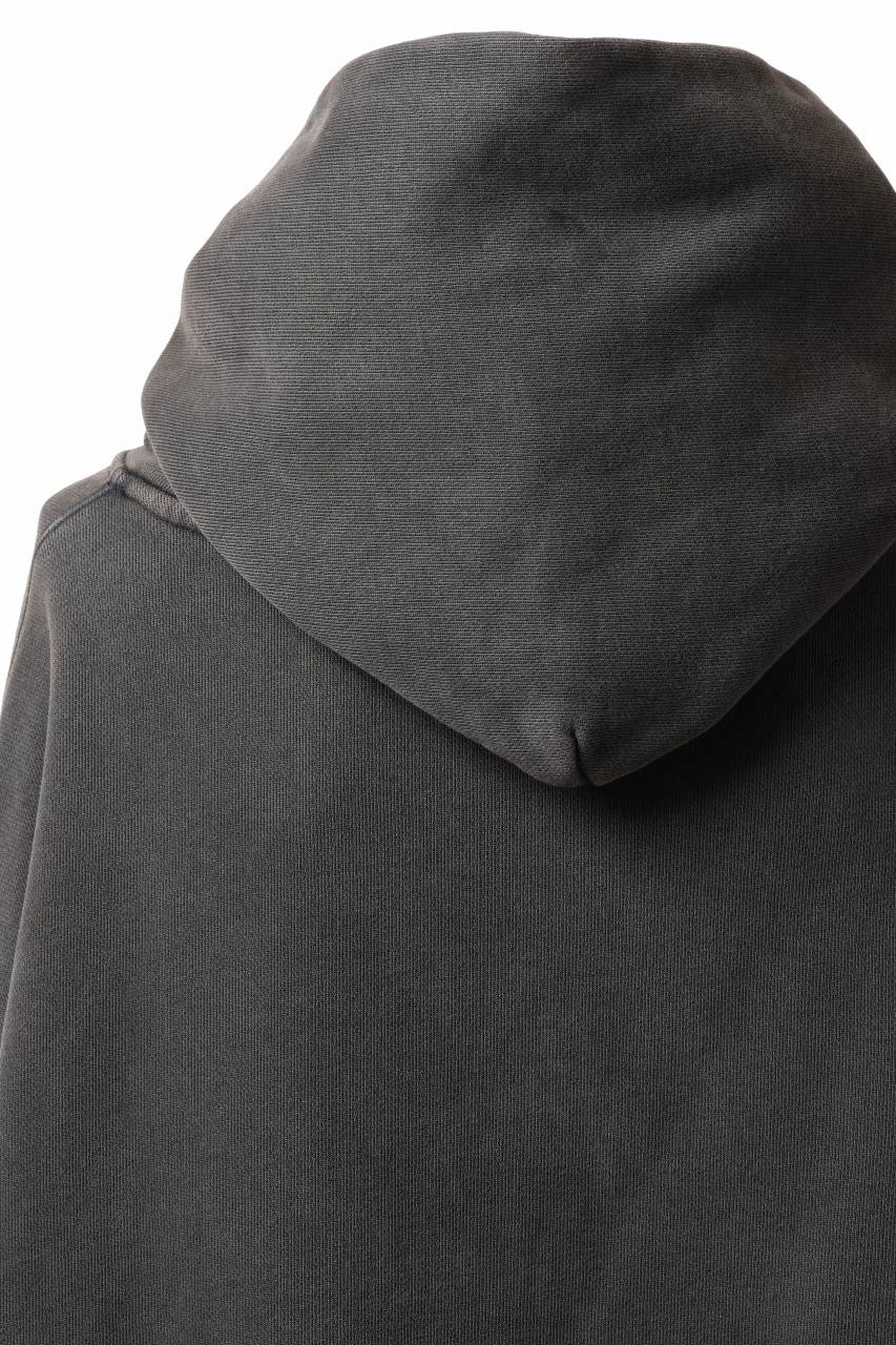 entire studios HEAVY HOOD SWEAT PULLOVER (WASHED BLACK) - Image 11