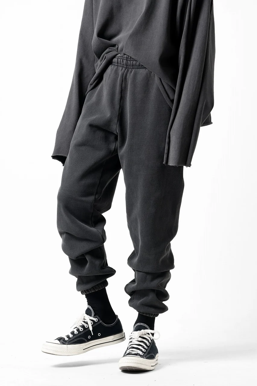 entire studios HEAVY JOGGER SWEAT PANTS (WASHED BLACK) - Image 9