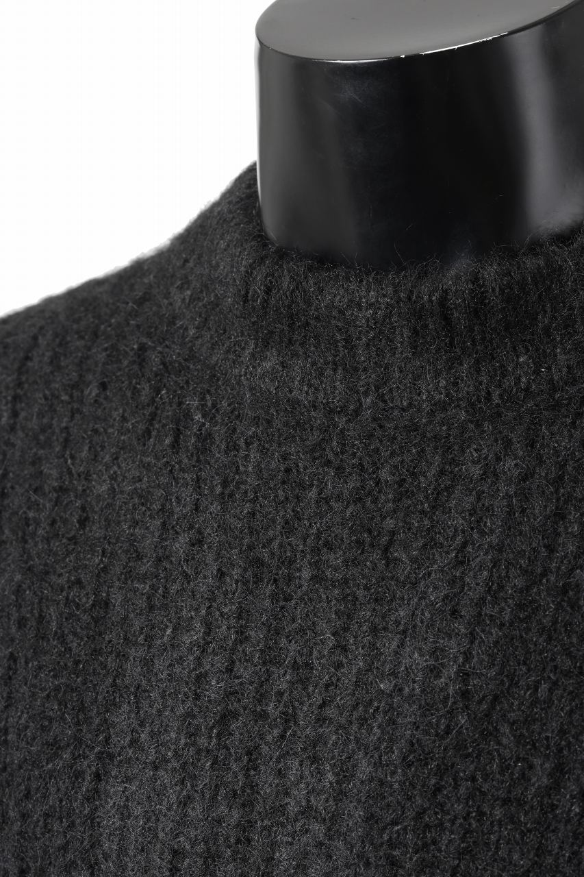 entire studios HEAVY KNIT CREW SWEATER (CROW) - Image 10