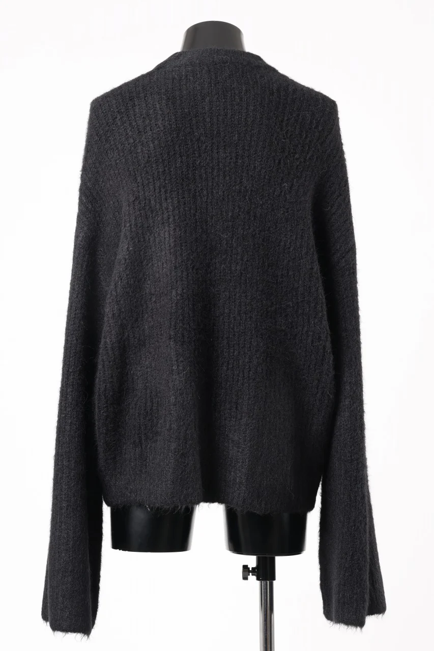 entire studios HEAVY KNIT CREW SWEATER (CROW) - Image 5