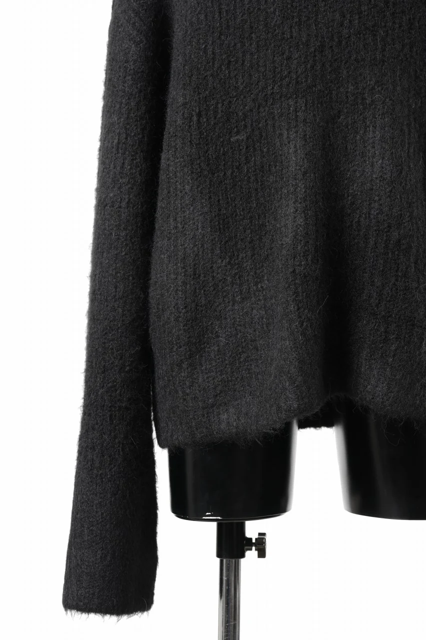 entire studios HEAVY KNIT CREW SWEATER (CROW) - Image 7