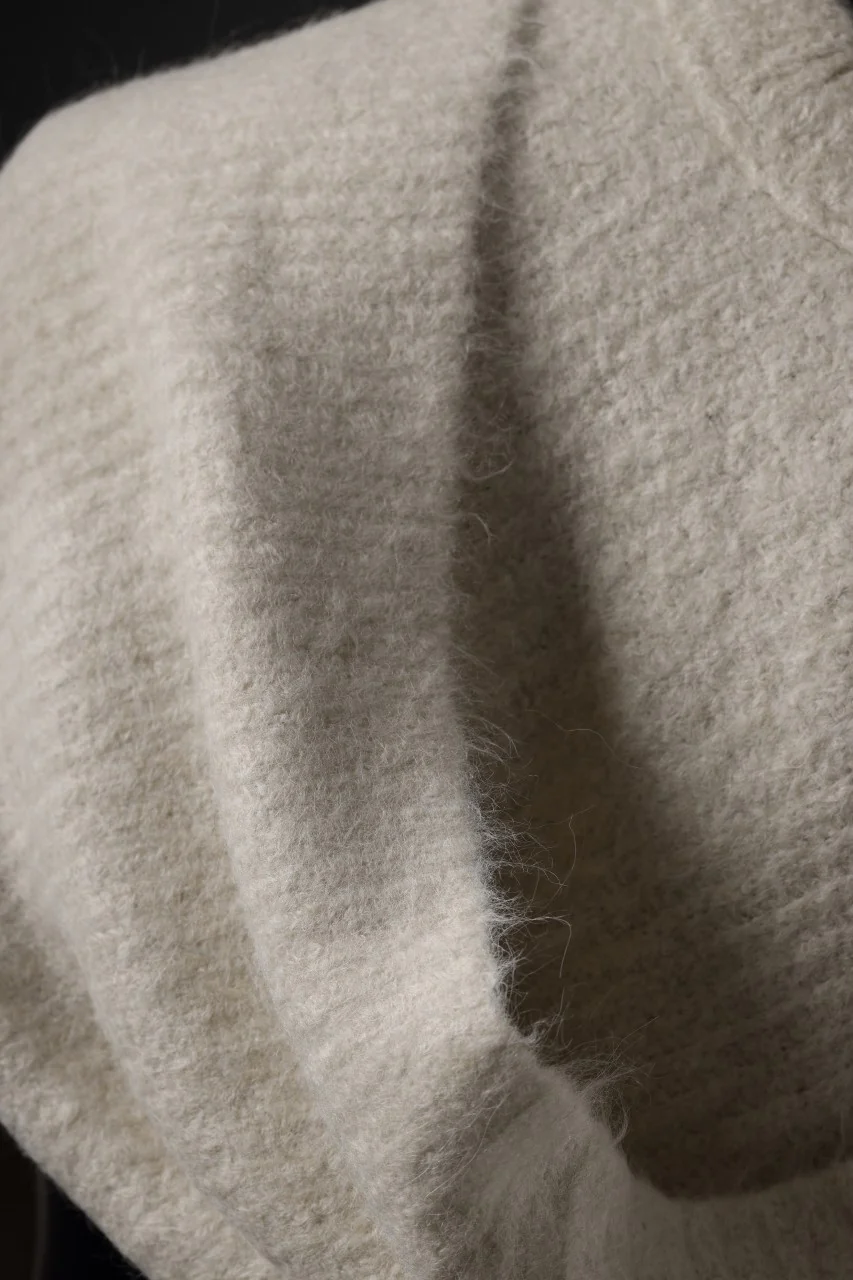 entire studios HEAVY KNIT CREW SWEATER (VANILLA) - Image 12
