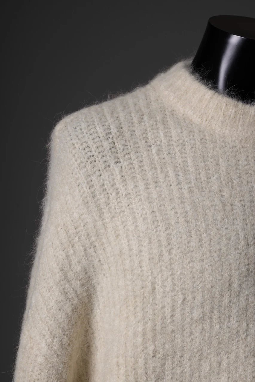 entire studios HEAVY KNIT CREW SWEATER (VANILLA) - Image 8
