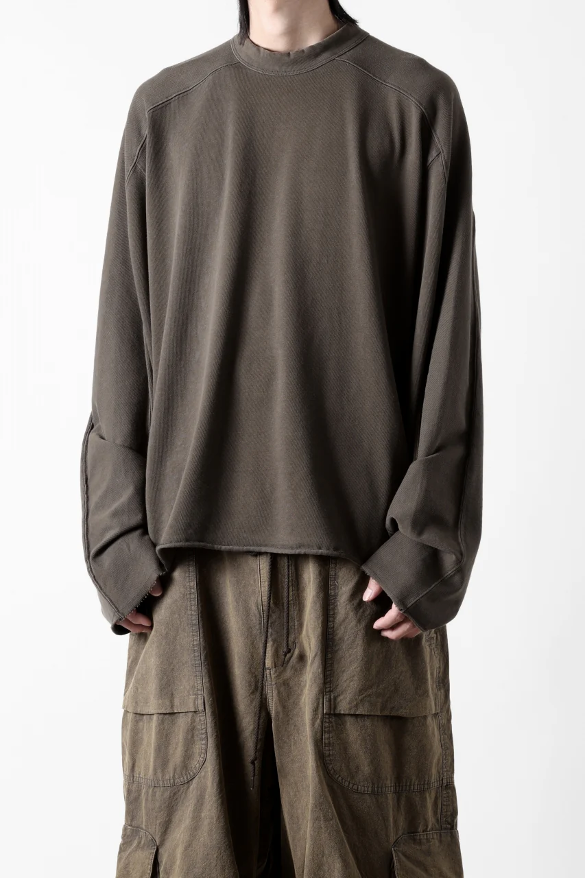 entire studios HEAVY LONG SLEEVE TEE (BRUNETTE) - Image 4
