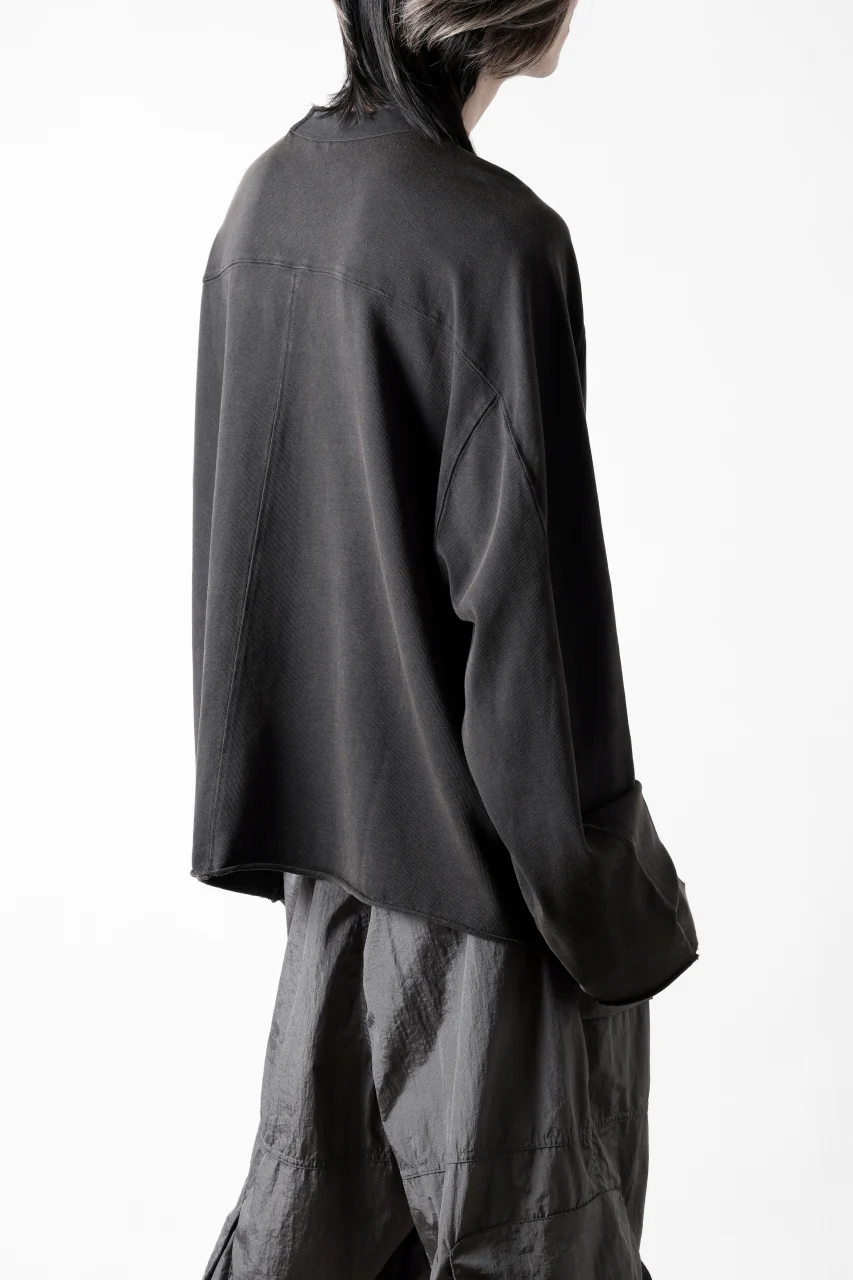 entire studios HEAVY LONG SLEEVE TEE (WASHED BLACK) - Image 11