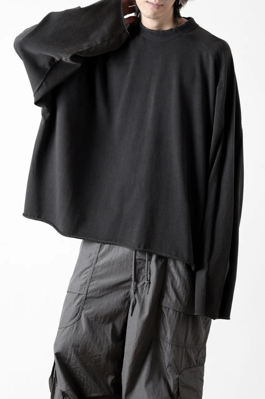 entire studios HEAVY LONG SLEEVE TEE (WASHED BLACK) - Image 12