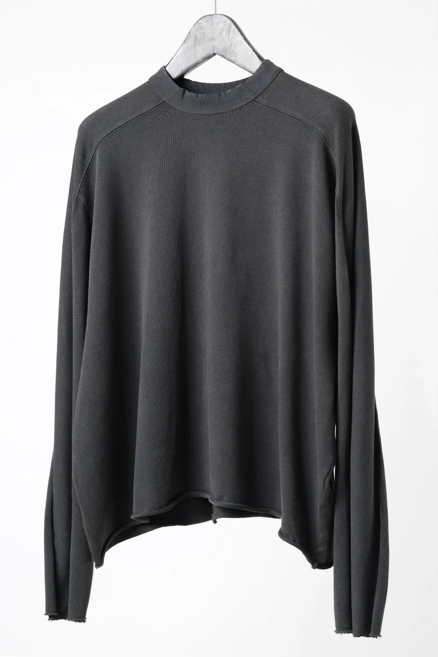 entire studios HEAVY LONG SLEEVE TEE (WASHED BLACK) - Image 13