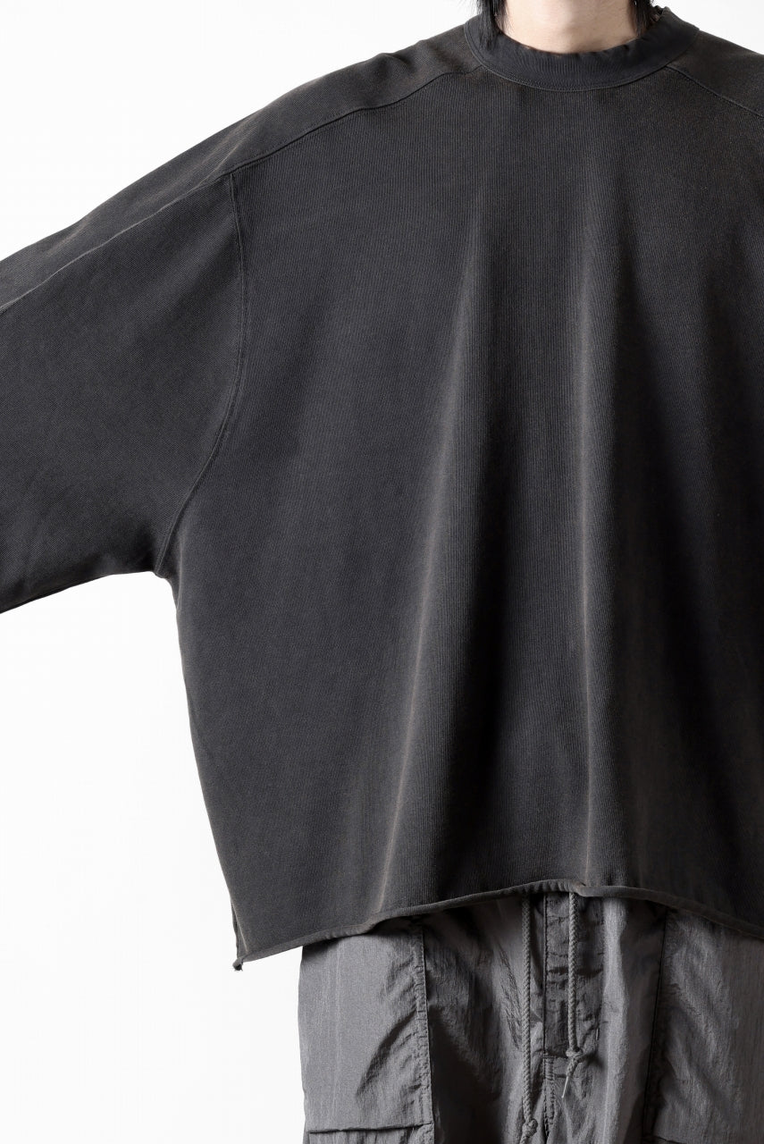 entire studios HEAVY LONG SLEEVE TEE (WASHED BLACK) - Image 25